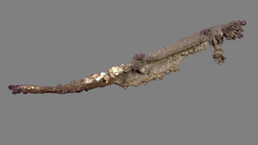 SILVER (micromounts, single wire with crystals)