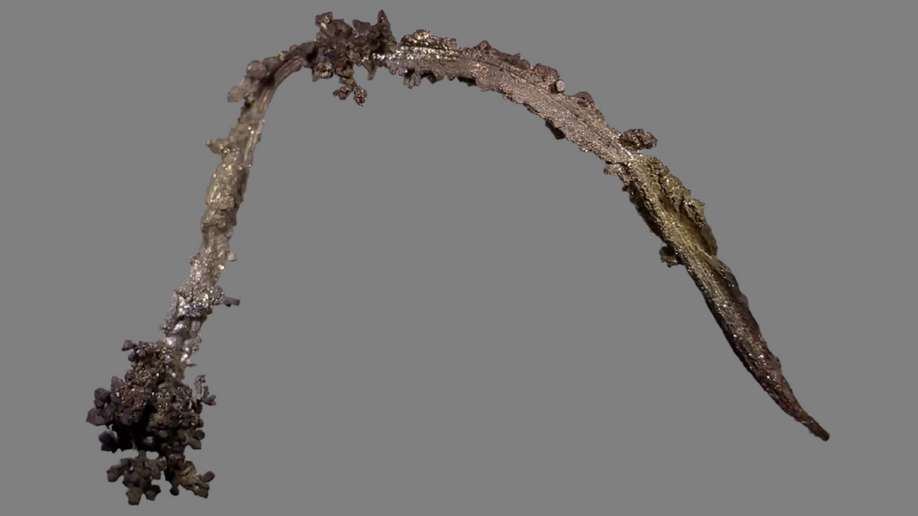 SILVER (micromounts, single wire with crystals)