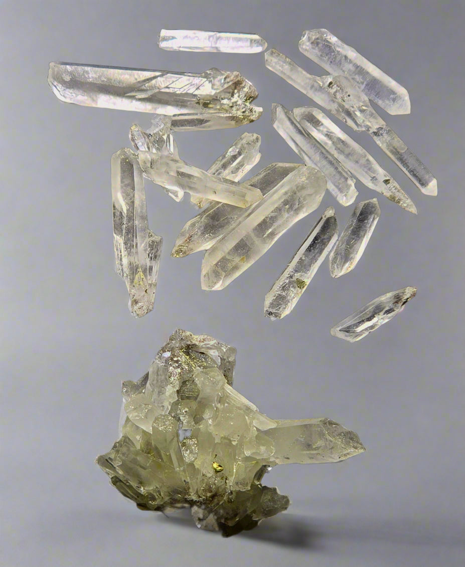 QUARTZ  crystals (lot of thumbnails)