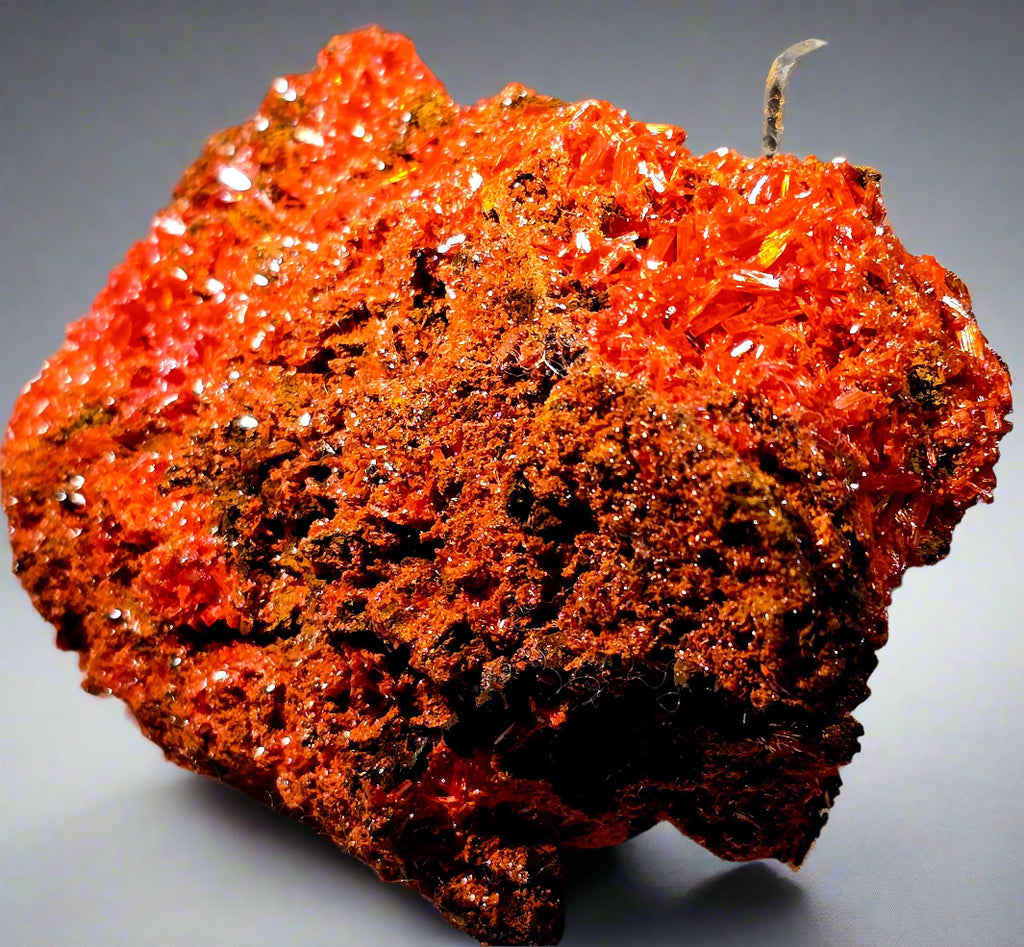 CROCOITE, MINE DE PLOMB ROUGE, TASMANIE (petite armoire)