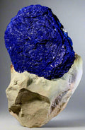ROSETTE D'AZURITE, MINE DE CUIVRE DE MALBUNKA, NT, AUSTRALIE (petit coffret) 55 x 45 mm