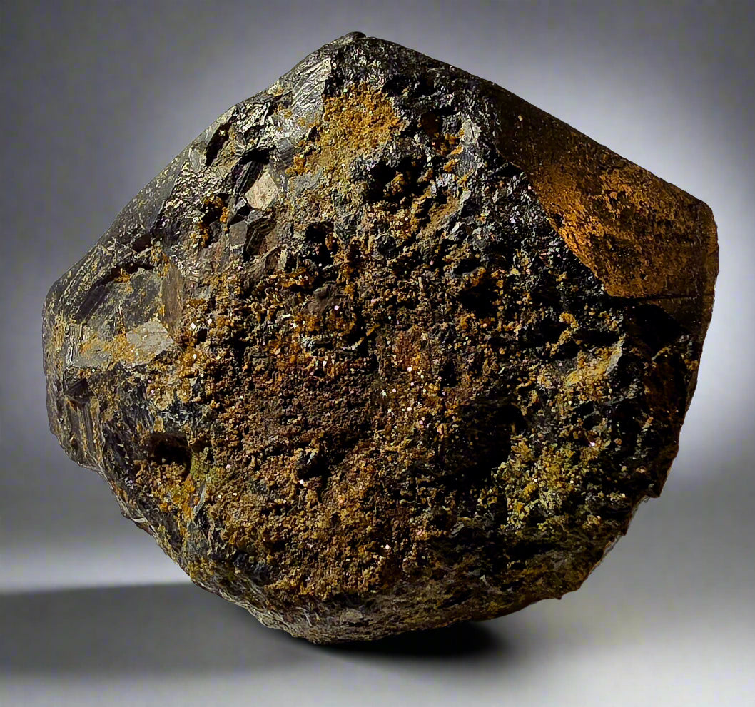 MAGNETITE (single crystal) WITH SOME ANDRADITE