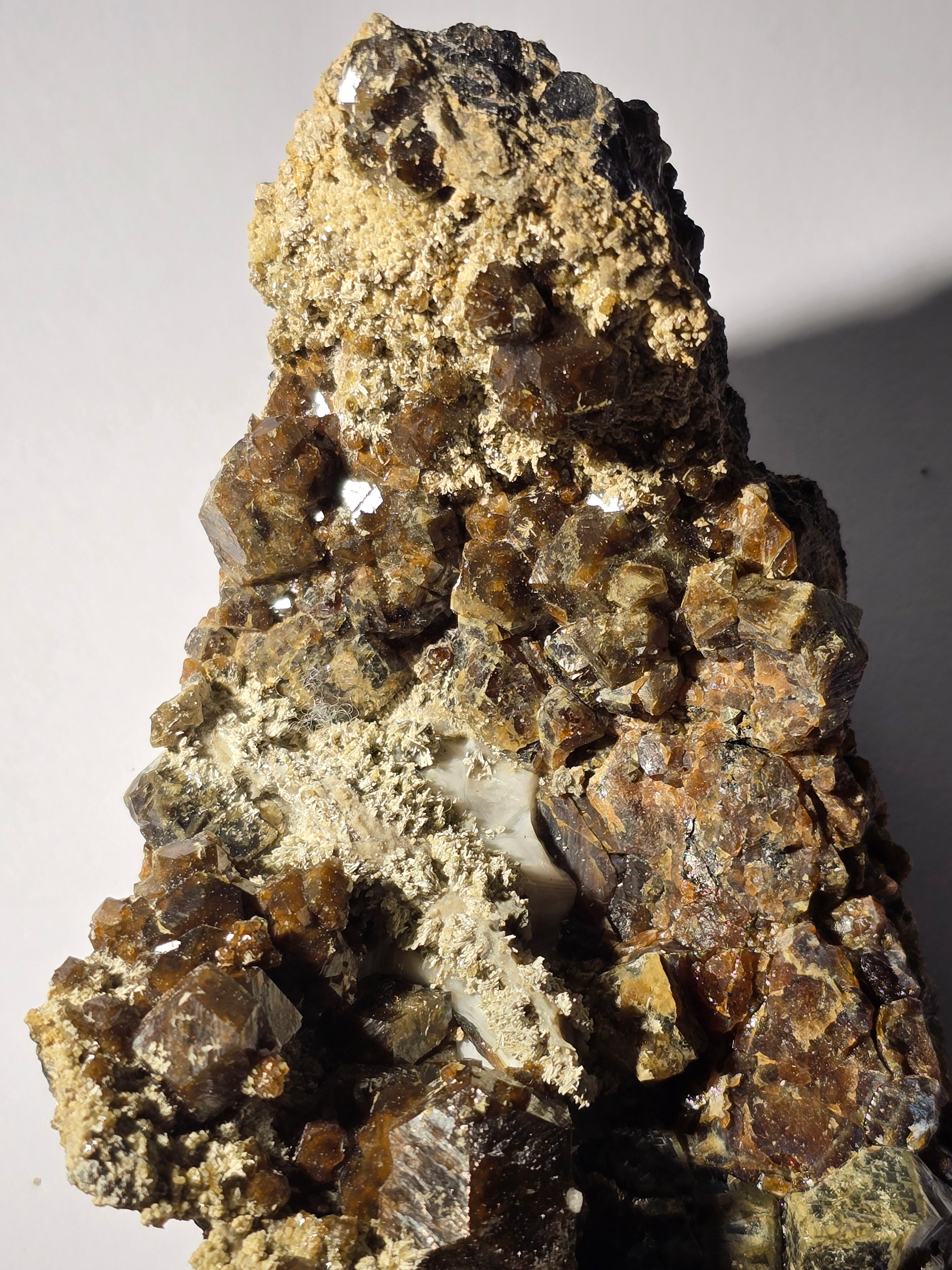ANDRADITE with ACTINOLITE (cabinet)