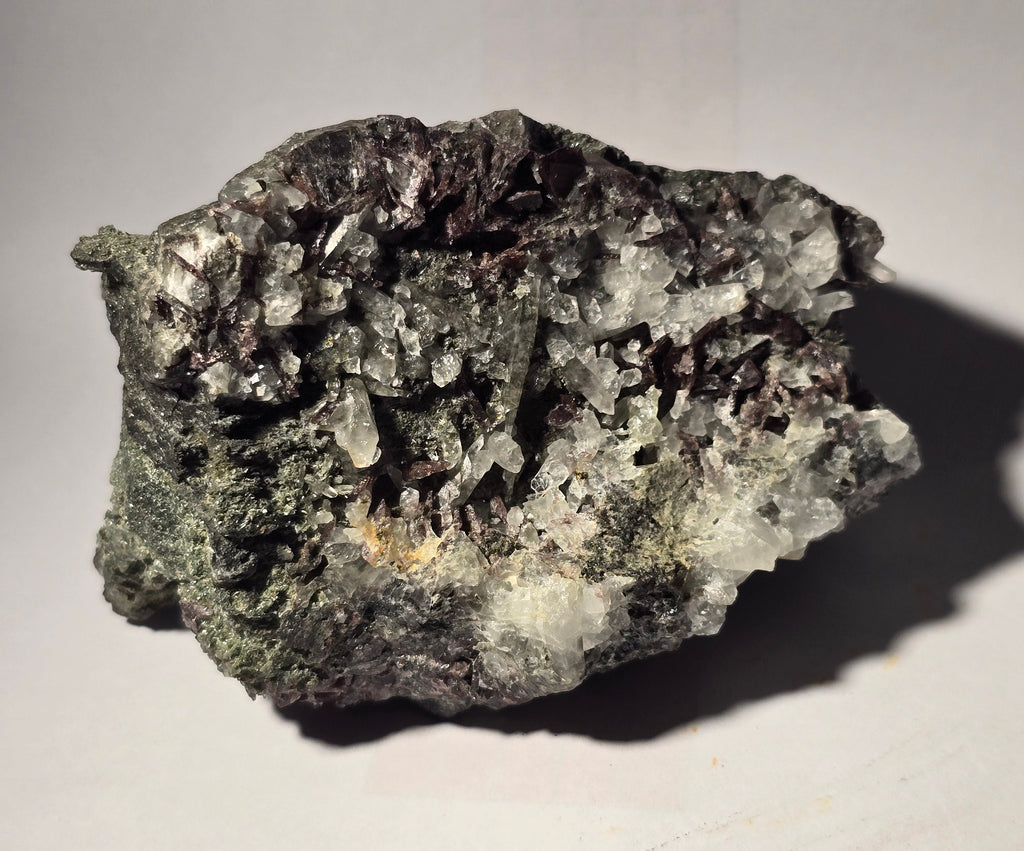 AXINITE (-Fe) - FERROAXINITE , ACTINOLITE, QUARTZ