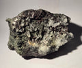 AXINITE (-Fe) - FERROAXINITE, ACTINOLITE, QUARTZ, MINE DE COLEBROOK HILL, ROSEBERY, TASMANIE