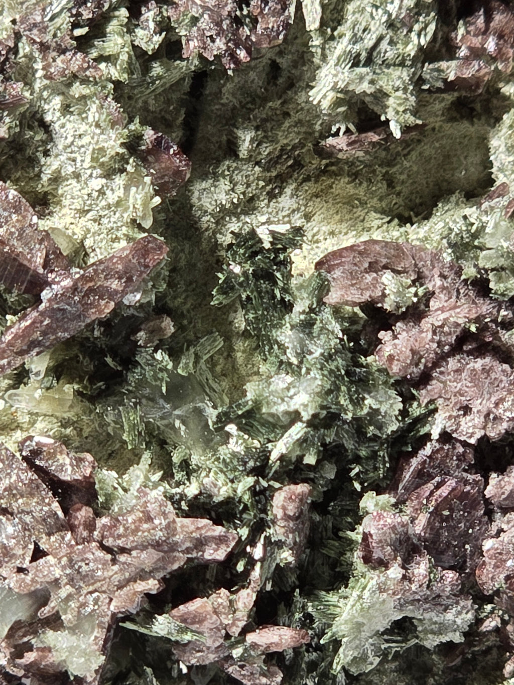 AXINITE (-Fe) - FERROAXINITE , ACTINOLITE (SUPERIOR)