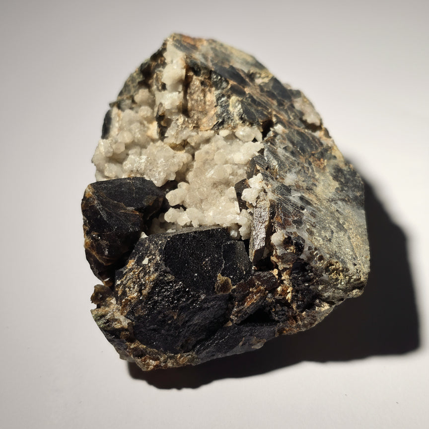 ANDRADITE with QUARTZ (small cabinet)