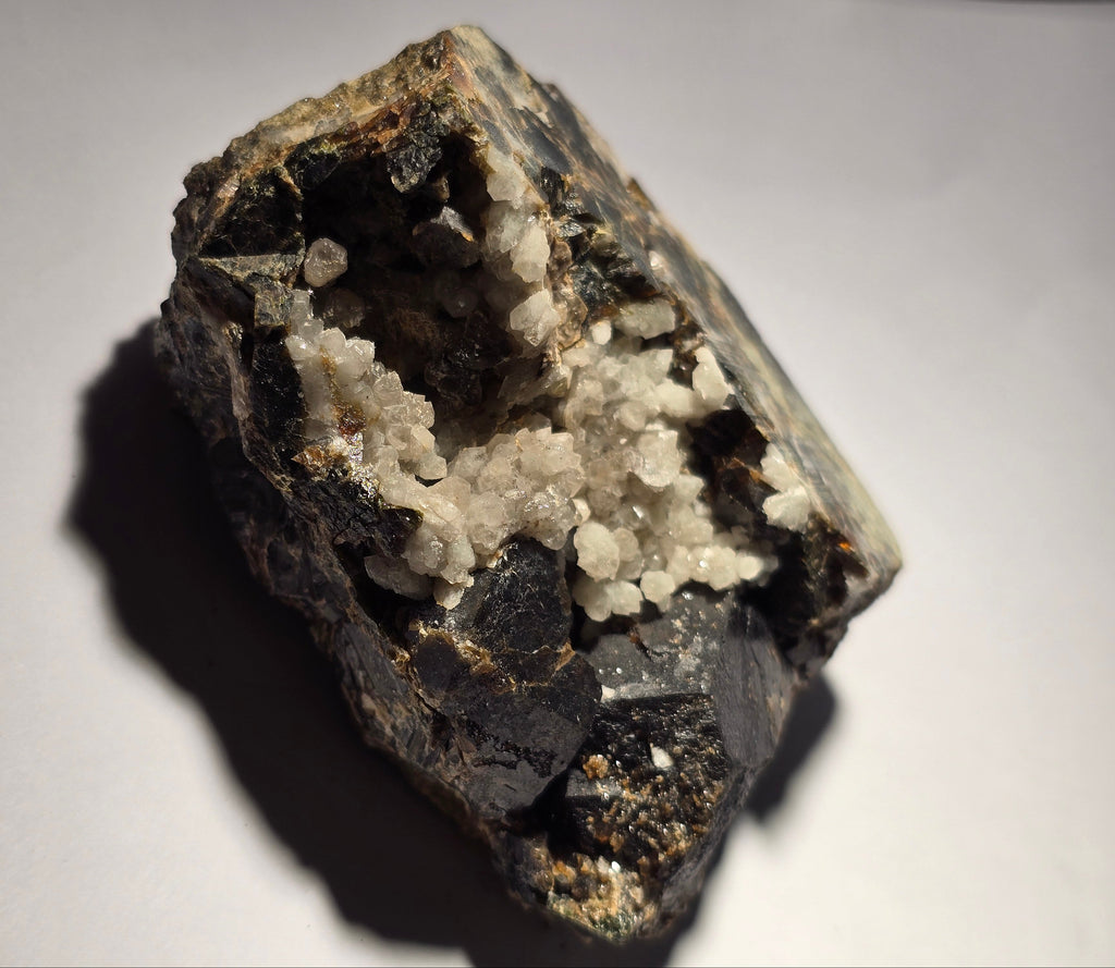 ANDRADITE with QUARTZ (small cabinet)