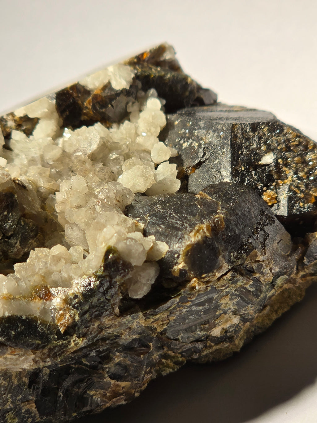 ANDRADITE with QUARTZ (small cabinet)