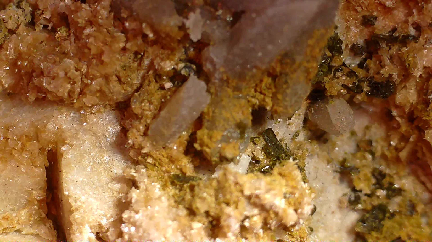 Quartz crystals with green inclusions from classic locality, mineral specimen for collectors