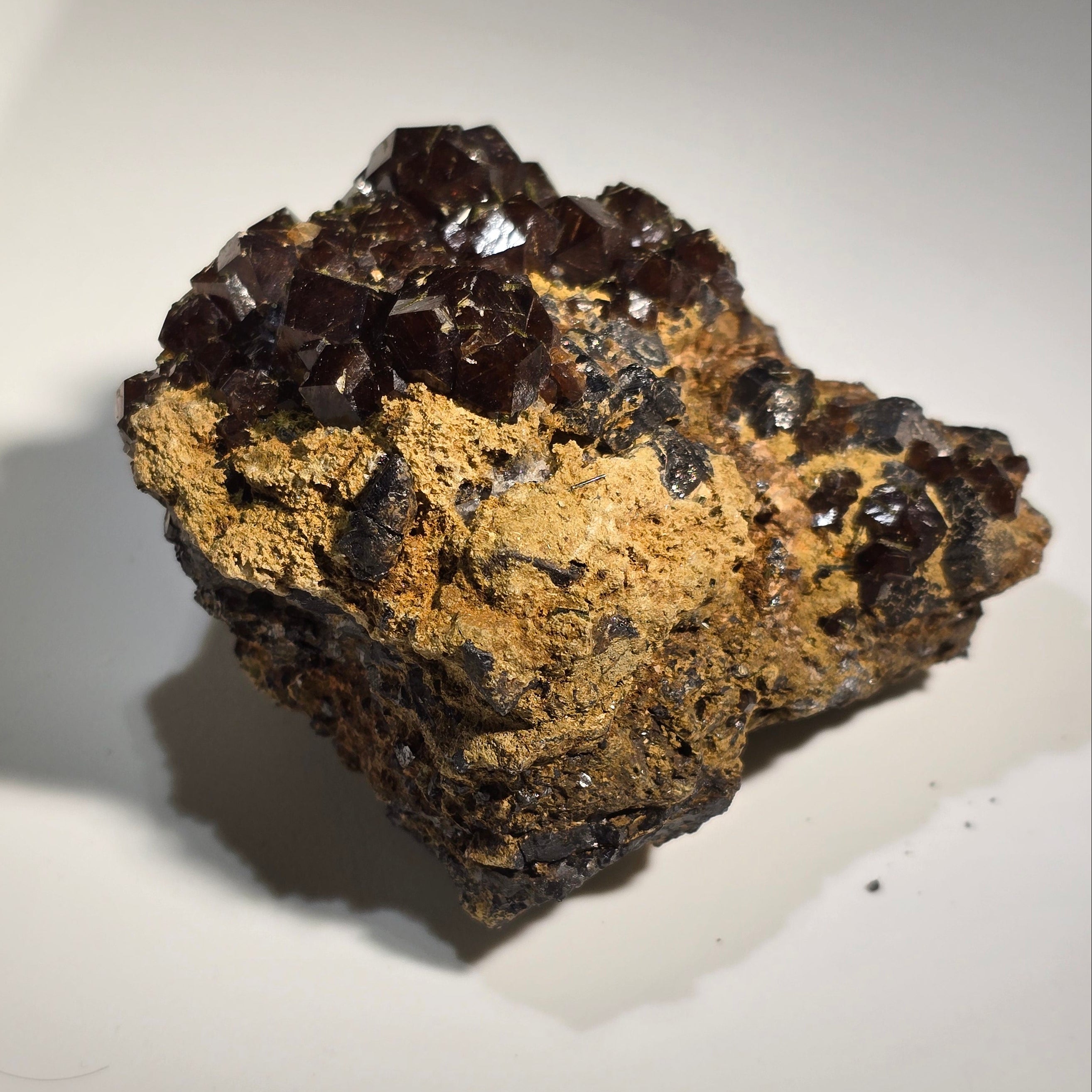 ANDRADITE (small cabinet) BIG CRYSTALS