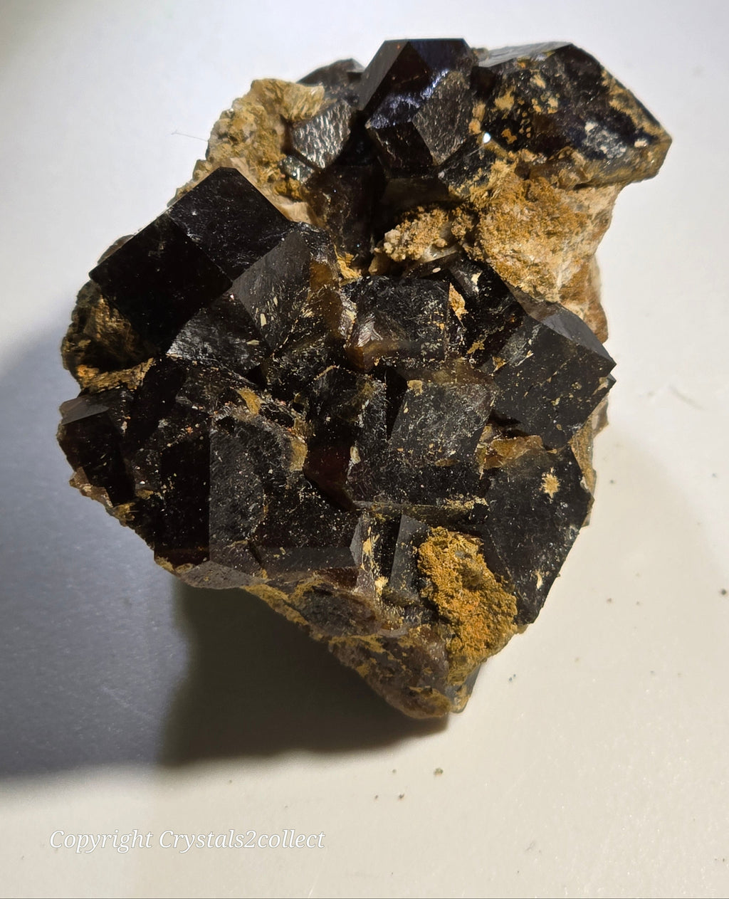 ANDRADITE (miniature) LARGE CRYSTALS UP TO 12 mm
