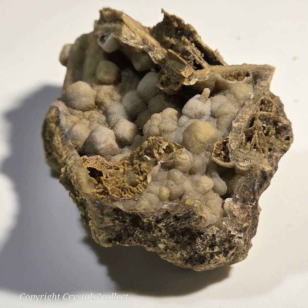 CALCITE PSEUDO after ANDRADITE