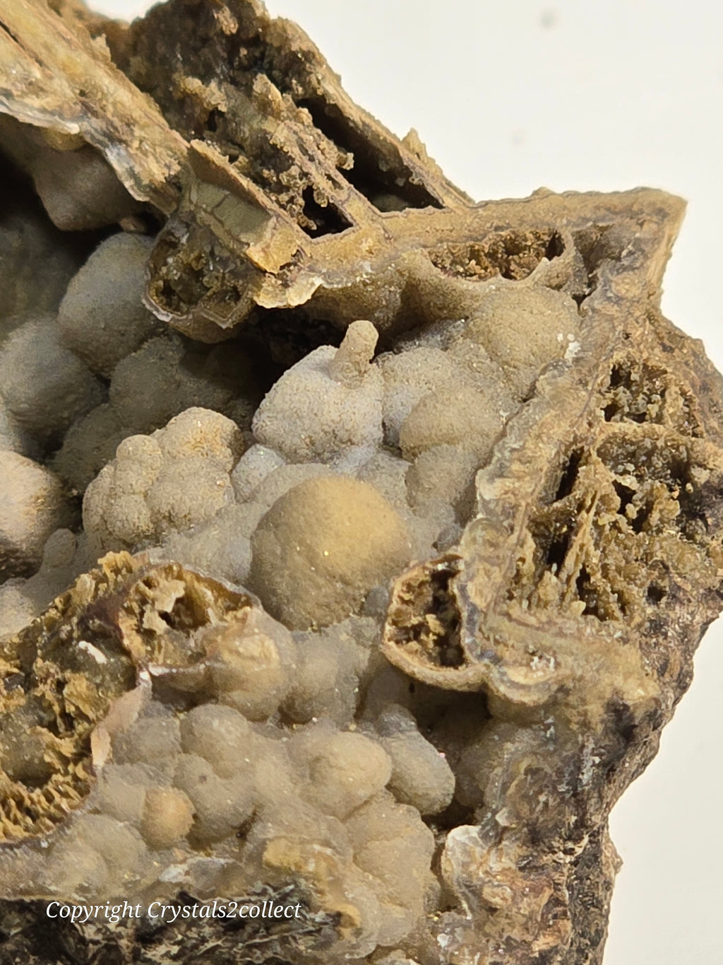 CALCITE PSEUDO after ANDRADITE