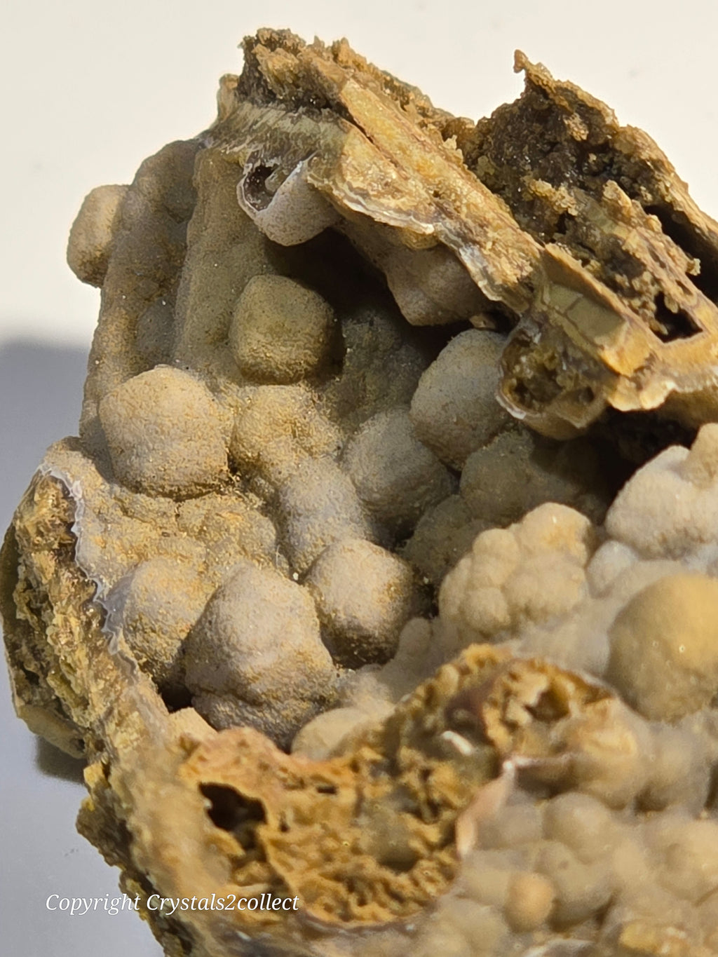 CALCITE PSEUDO after ANDRADITE