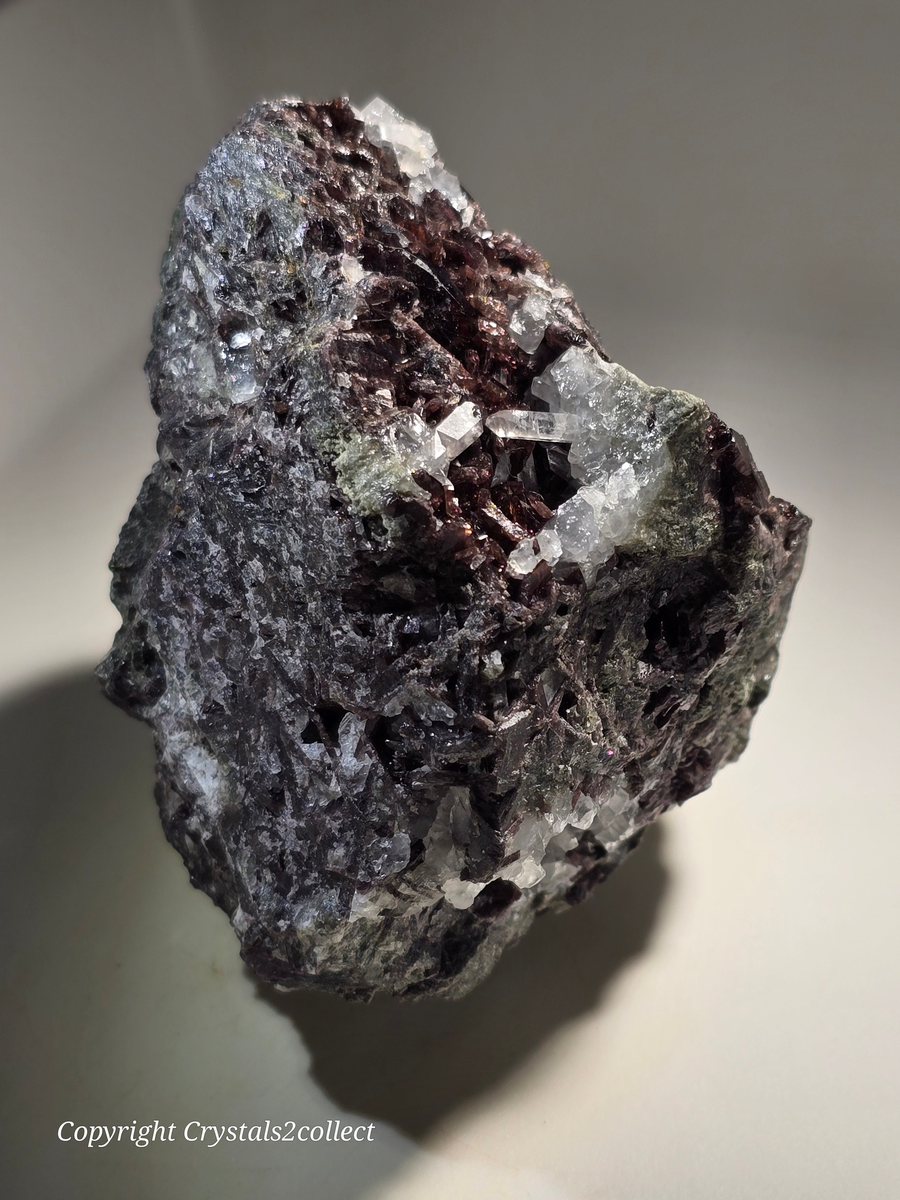 AXINITE (-Fe) - FERROAXINITE , ACTINOLITE, QUARTZ