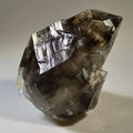 Smoky Quartz crystal specimen with striated faces, natural mineral for collectors