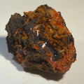 Copper crystals on matrix from Arizona, vibrant orange metallic mineral specimen for collectors