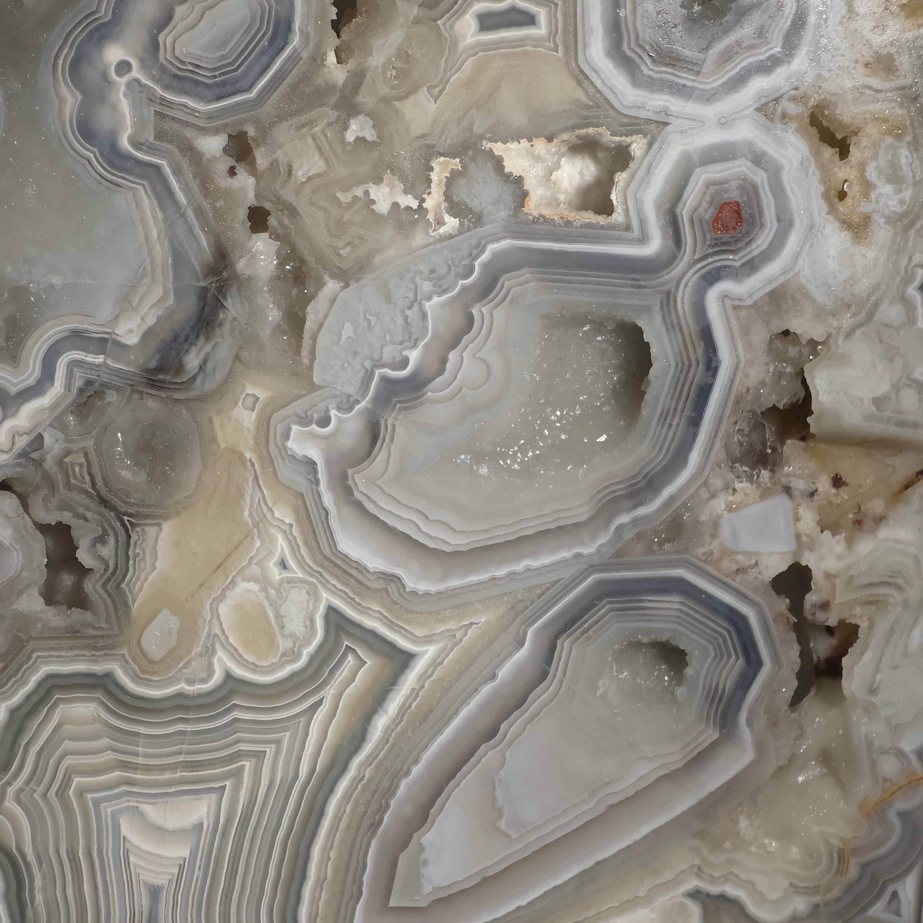 AGATE LAGUNA LACE (grande armoire), Laguna Lace Siera del Teleno Chihuahua Mexique