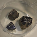 CASSITERITE CRYSTALS FOR COLLECTING OR CUTTING  (LOT OF 3 CRYSTALS), Kara Mine Tasmania