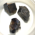 CASSITERITE CRYSTALS FOR COLLECTING OR CUTTING  (LOT OF 3 CRYSTALS), Kara Mine Tasmania