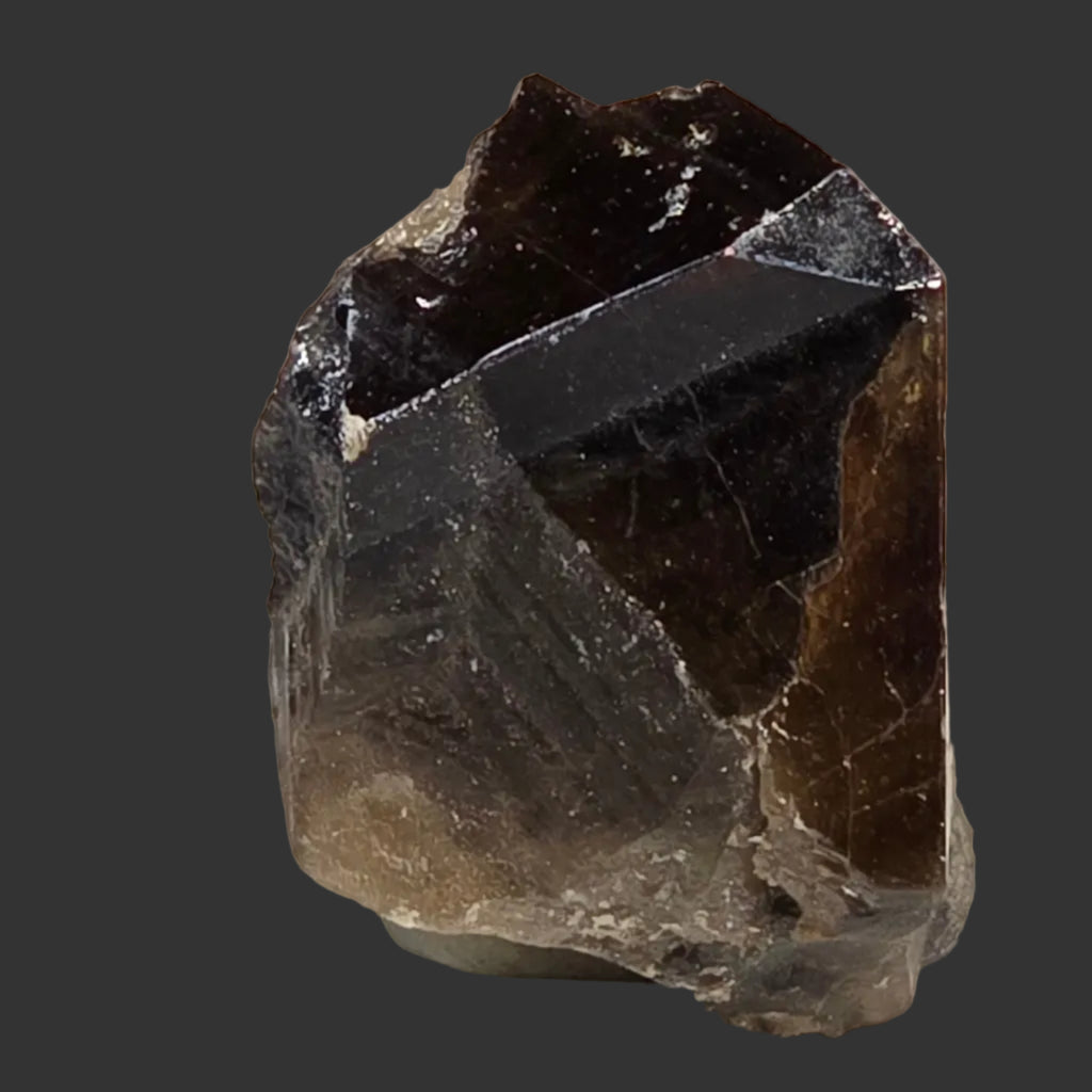 Cristaux de cassitérite à collectionner ou à tailler (1 grand cristal), mine de Kara, Tasmanie