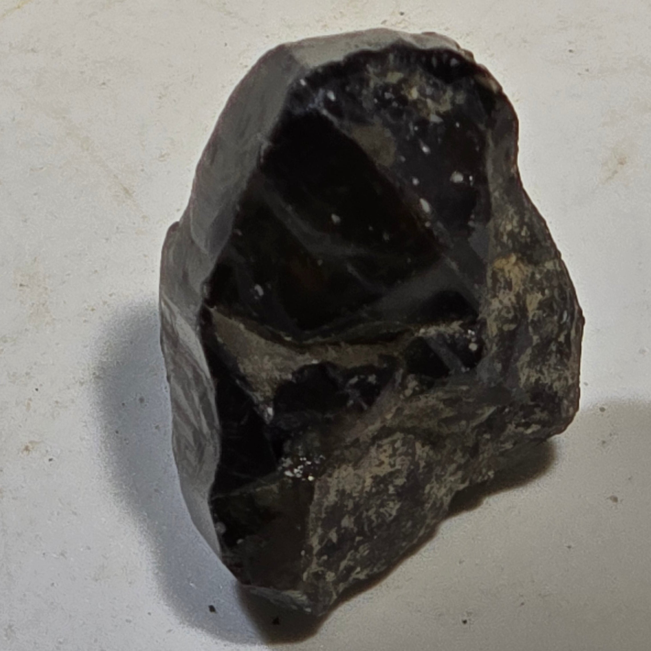 Cristaux de cassitérite à collectionner, mine de Kara, Tasmanie