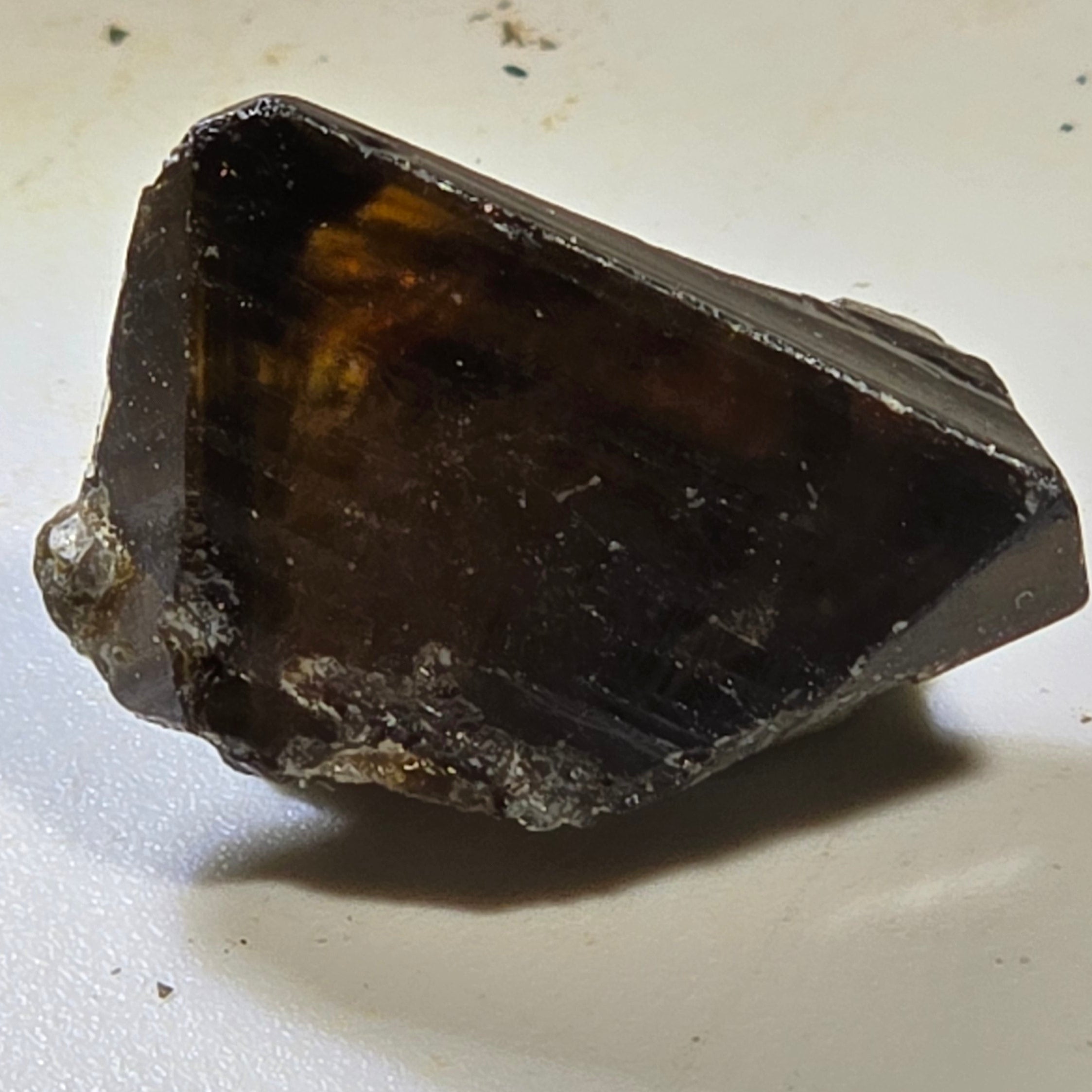 Cristaux de cassitérite de collection (cristal unique), mine de Kara, Tasmanie