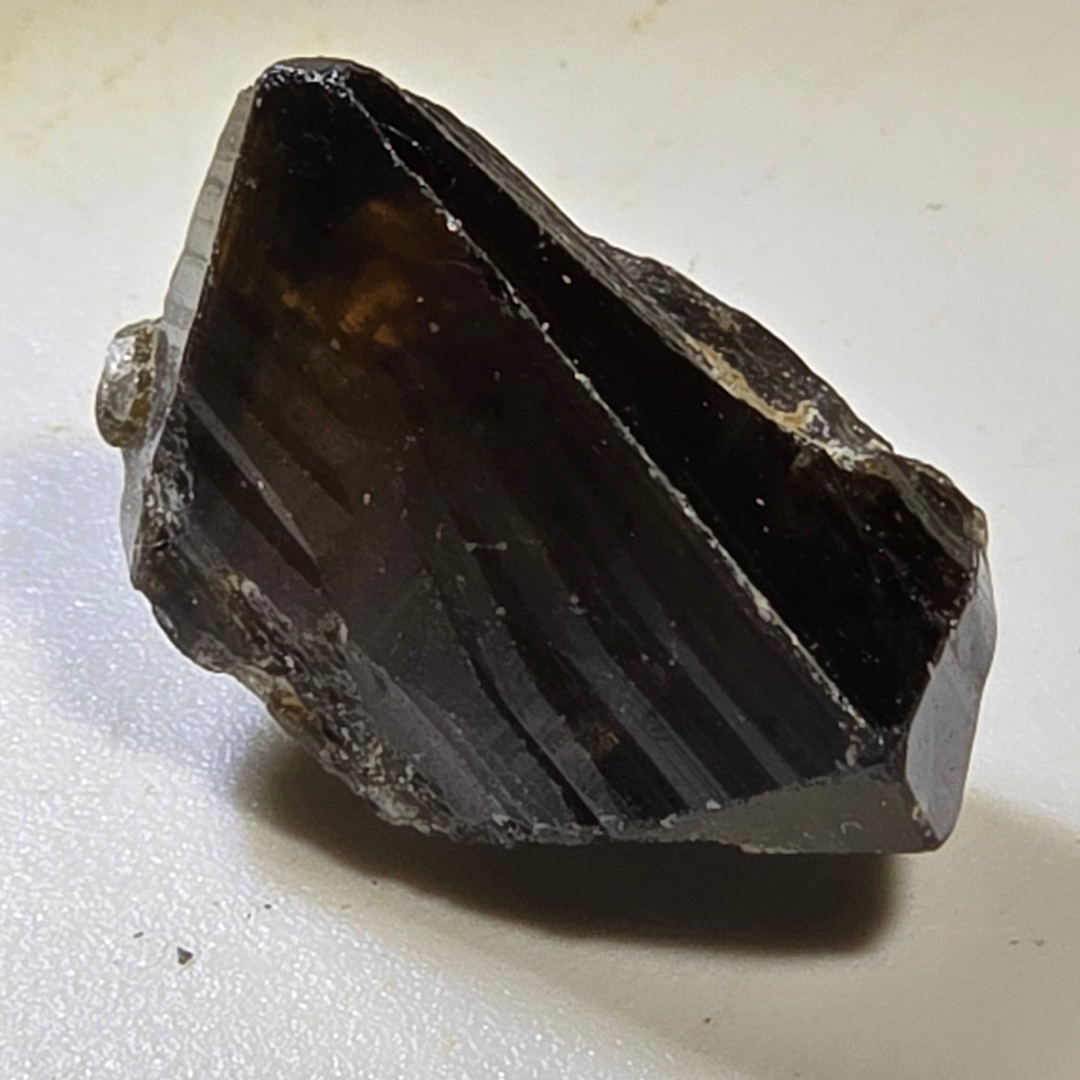 Cristaux de cassitérite de collection (cristal unique), mine de Kara, Tasmanie