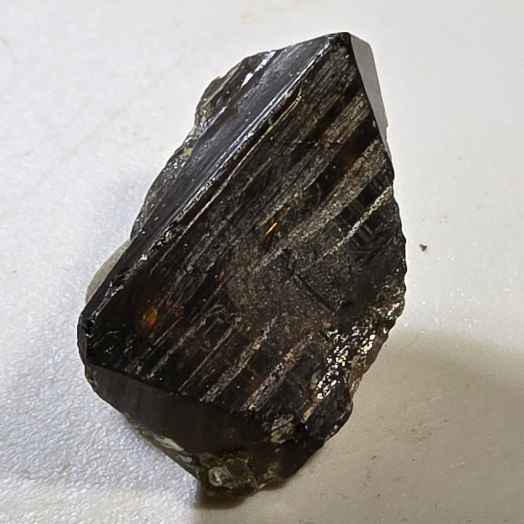 Cristaux de cassitérite de collection (cristal unique), mine de Kara, Tasmanie