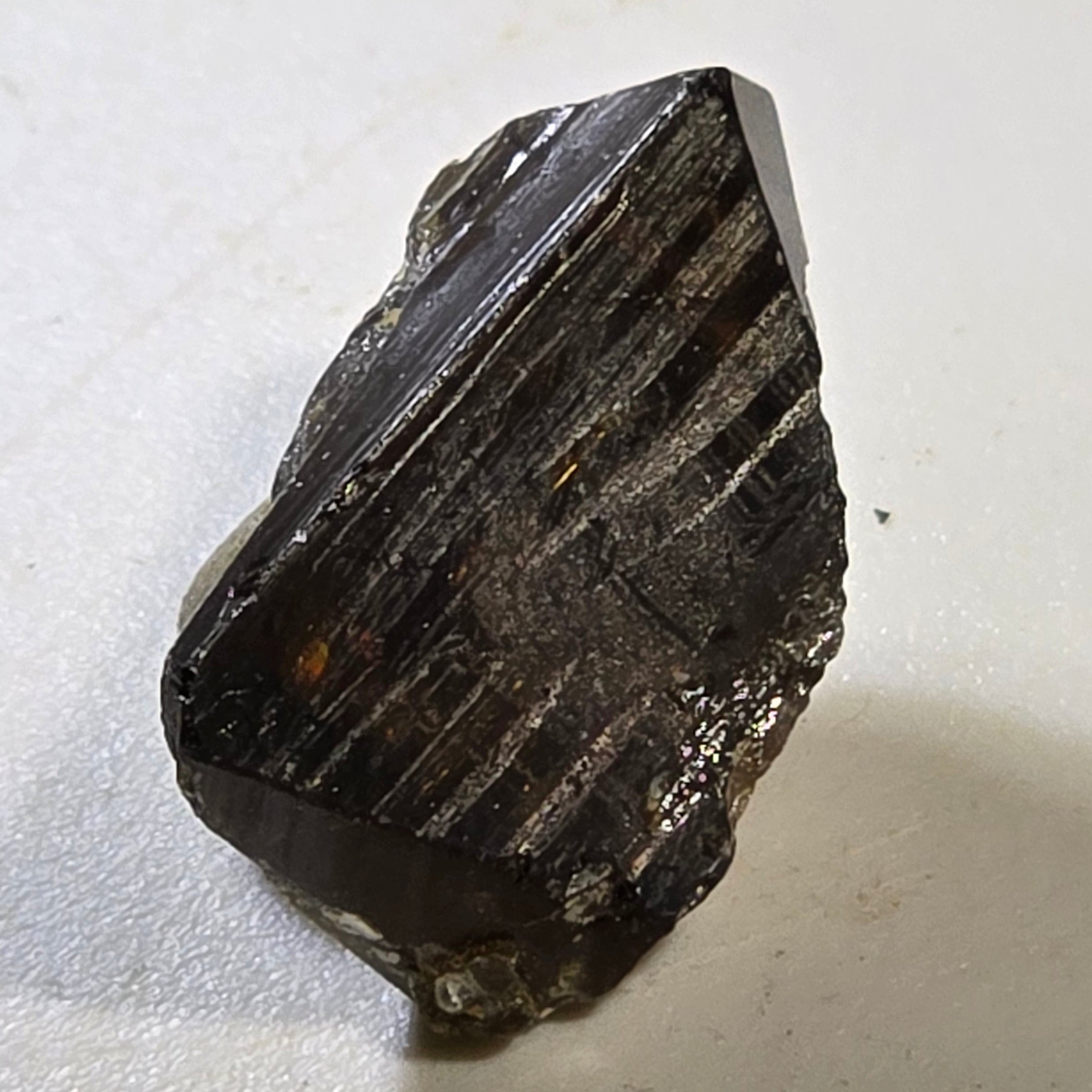 Cristaux de cassitérite de collection (cristal unique), mine de Kara, Tasmanie