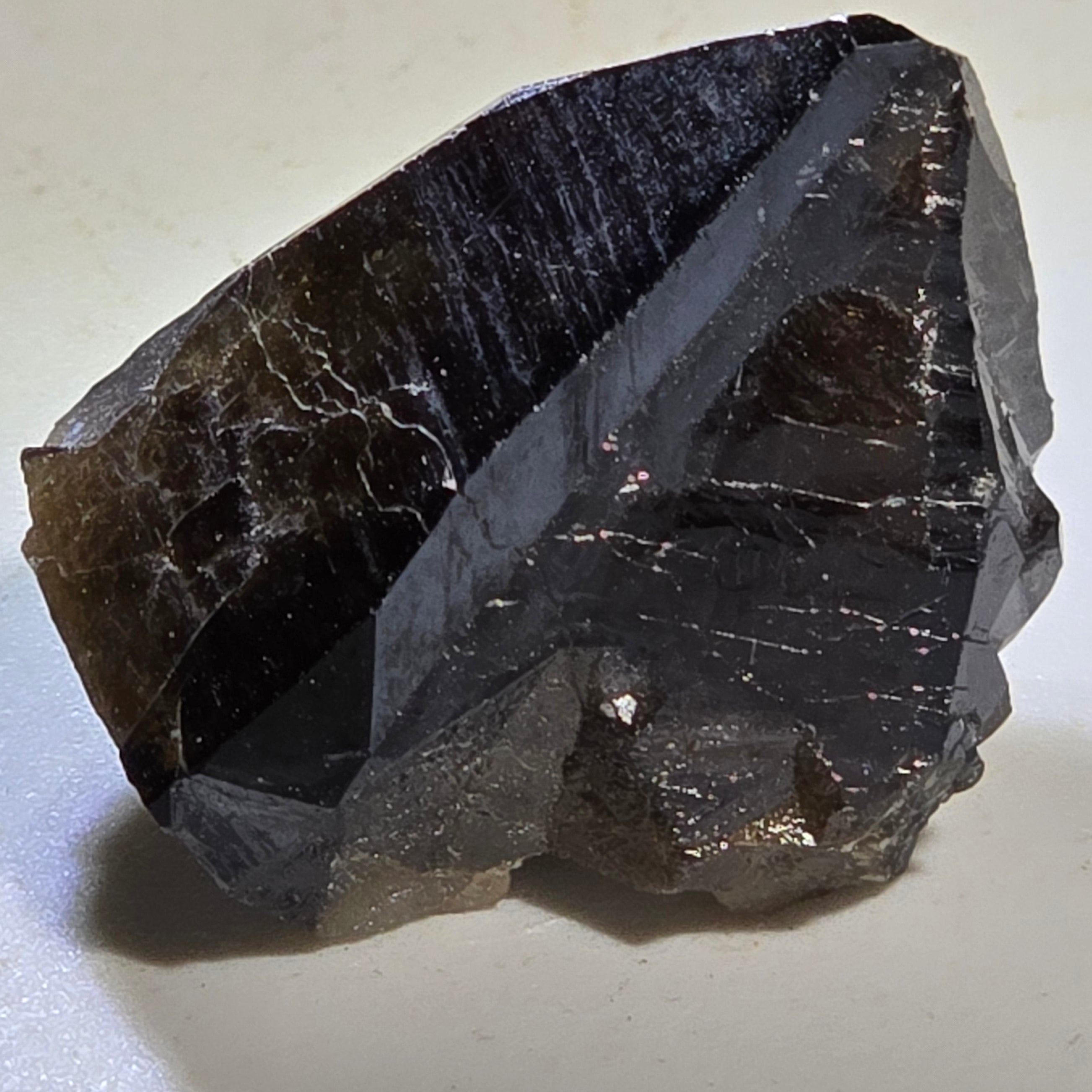 Cristaux de cassitérite de collection (cristal unique), mine de Kara, Tasmanie