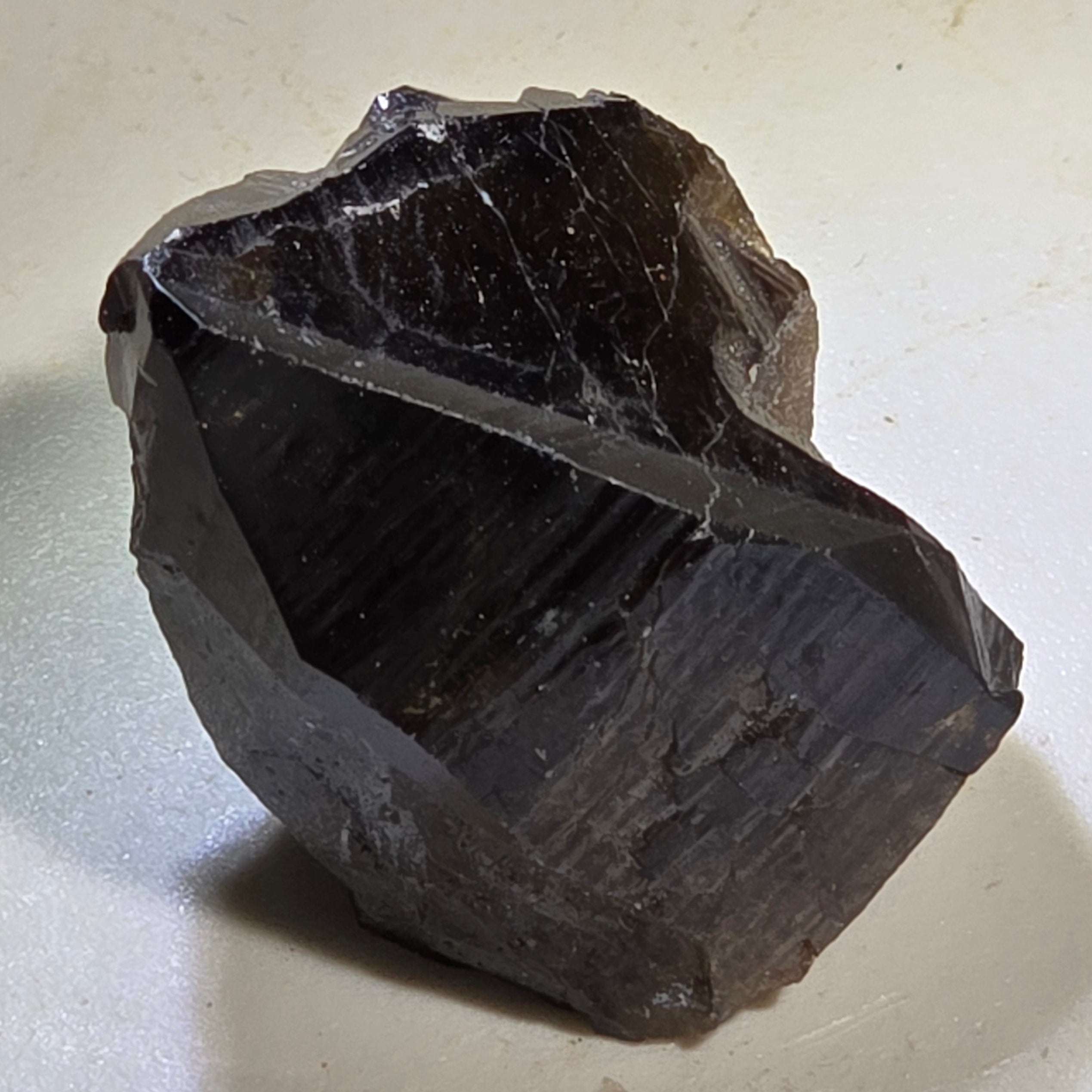 Cristaux de cassitérite de collection (cristal unique), mine de Kara, Tasmanie