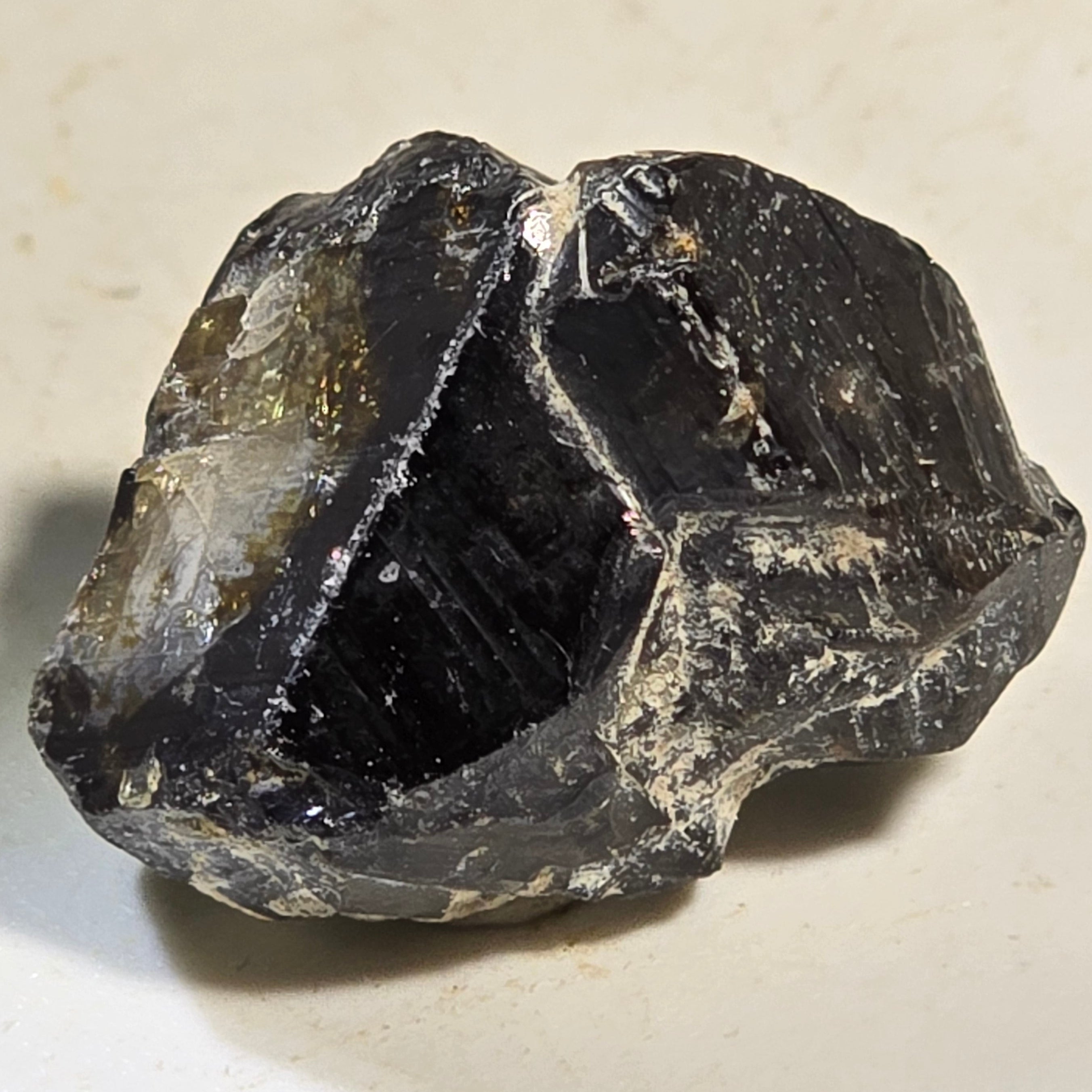 Cristaux de cassitérite de collection (cristal unique, mine de Kara, Tasmanie)