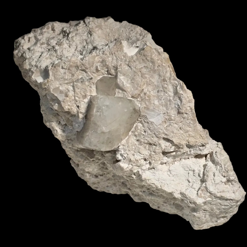Calcite crystal specimen from classic locality, showcasing natural mineral formation and geological texture