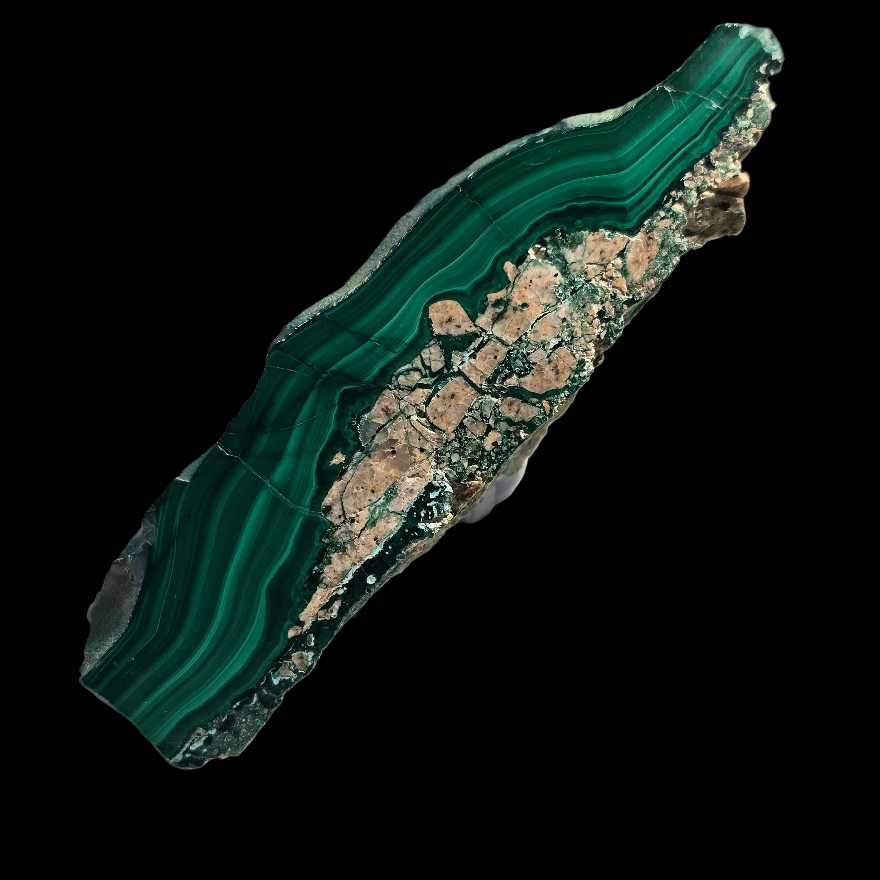 MALACHITE, MINE DE CUIVRE DE BURRA BURRA, AUSTRALIE-MÉRIDIONALE (petite armoire)
