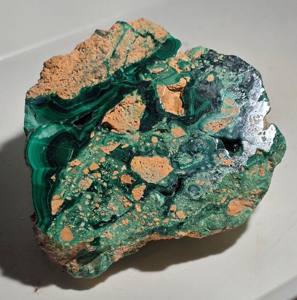 MALACHITE, BURRA BURRA COPPER MINE, SOUTH- AUSTRALIA