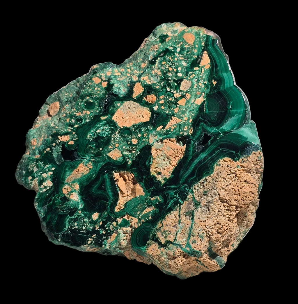 MALACHITE, BURRA BURRA COPPER MINE, SOUTH- AUSTRALIA