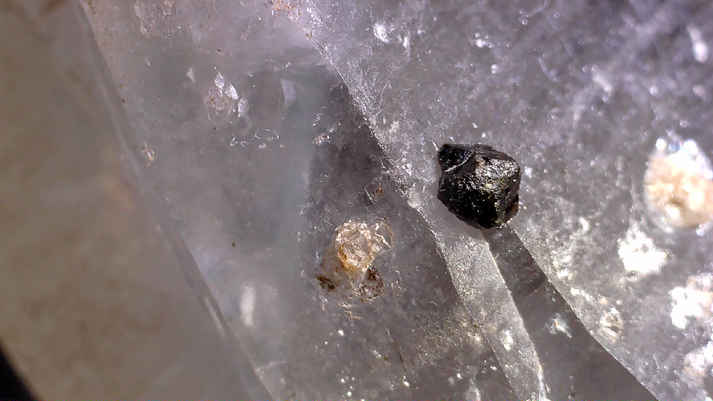 QUARTZ  with CASSITERITE, TIN SPUR LORINNA TASMANIA