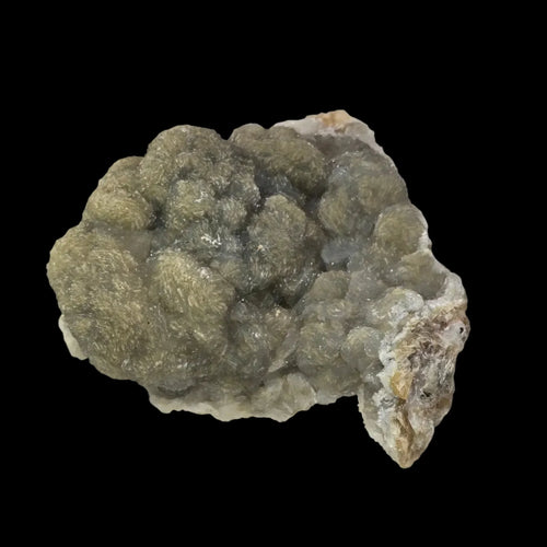 Calcite on Quartz specimen from classic locality, textured mineral cluster for collectors