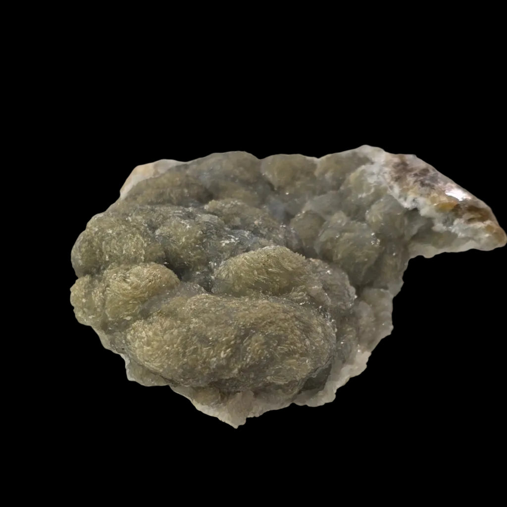 CALCITE ON BOTRYOIDAL CHALCEDONY, Kara Mine Tasmania