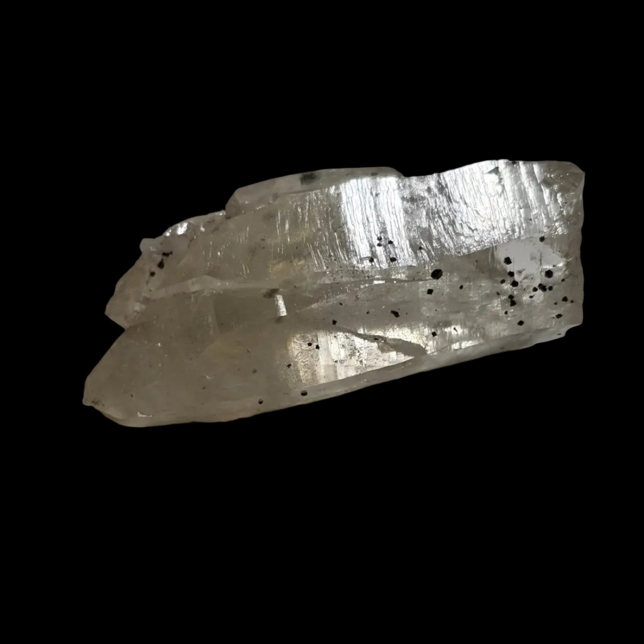 QUARTZ AVEC CASSITERITE, ÉPIER D'ÉTAIN LORINNA TASMANIE