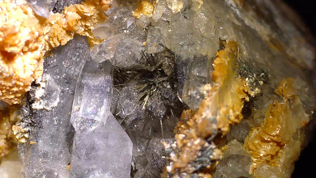 Quartz with hematite inclusions from classic locality, mineral specimen for collectors
