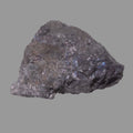 Hematite mineral specimen with metallic luster and iridescent flashes, rough natural crystal for collectors