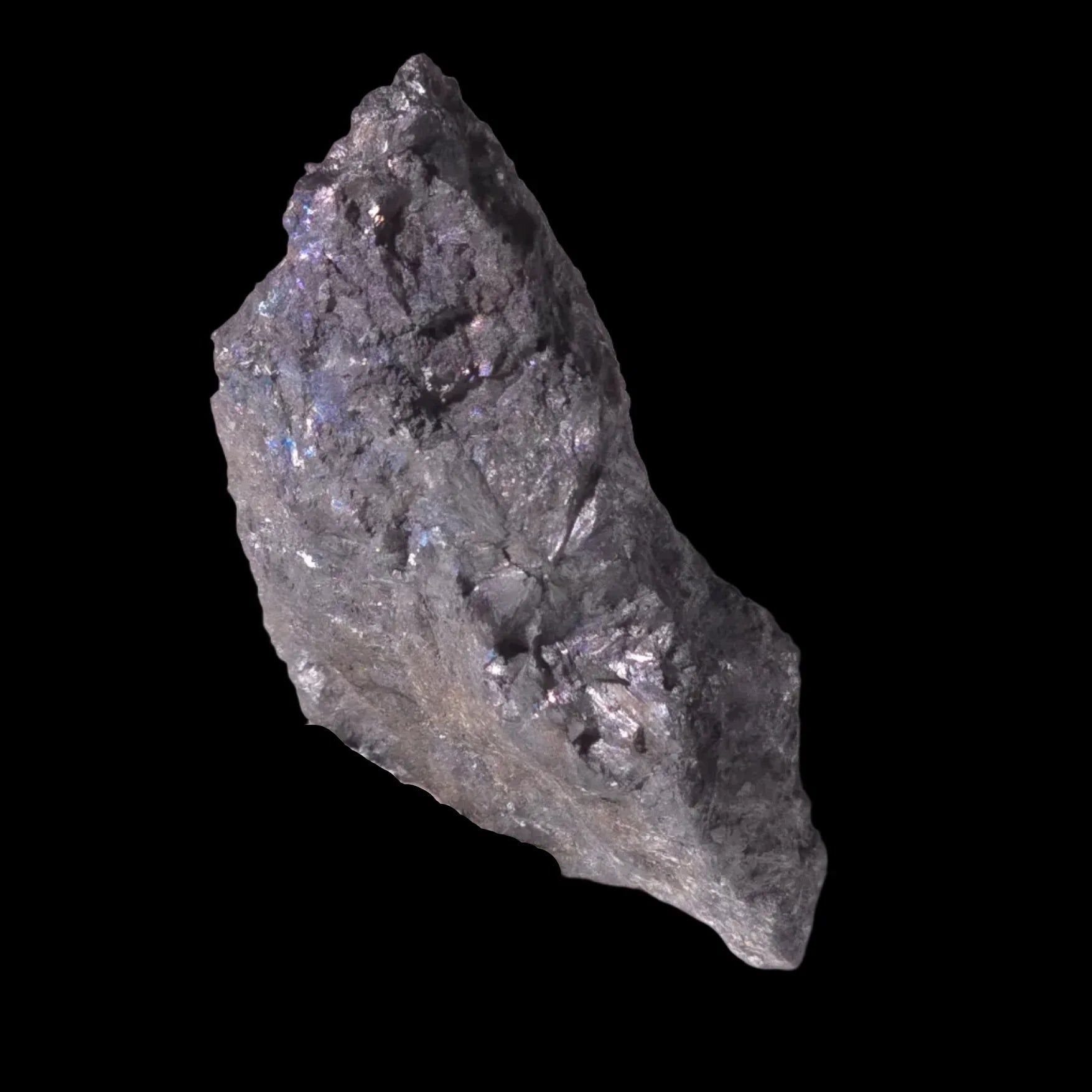 Labradorite mineral specimen with iridescent flash, rough natural crystal for collectors
