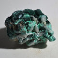 Malachite with Quartz specimen from Congo, vibrant green mineral cluster for collectors