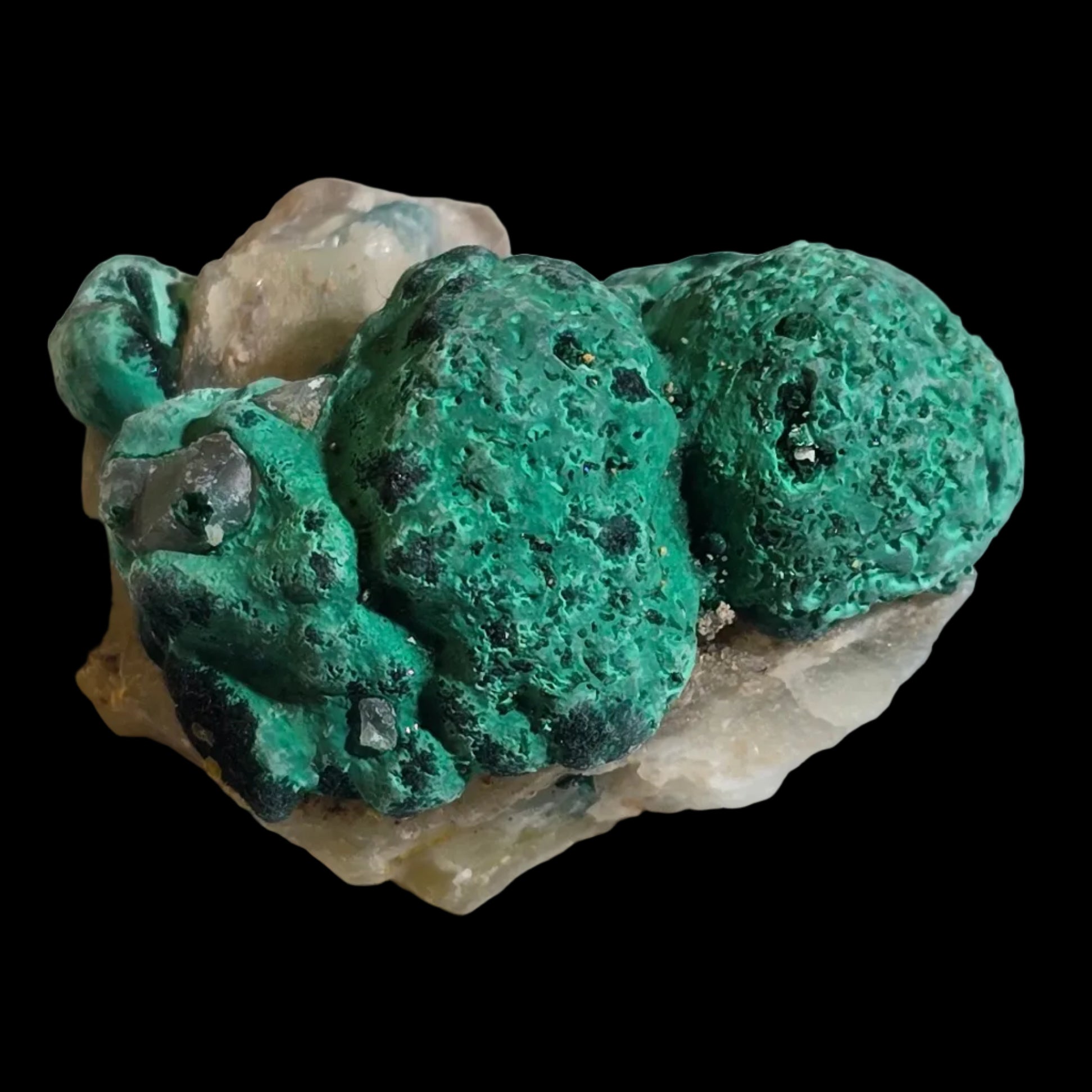 MALACHITE, WULFENITE Rum Jungle, Northern Territory Australia (miniature)