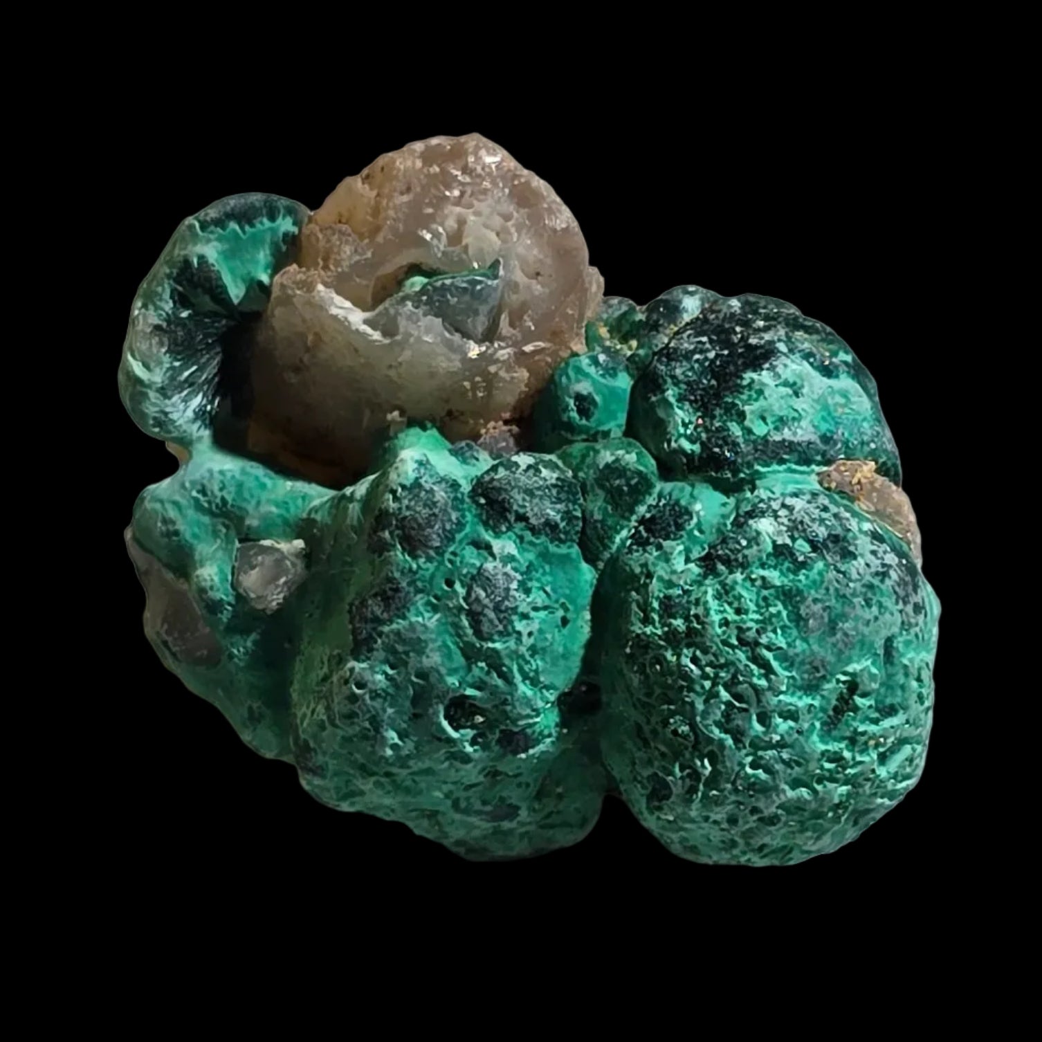 MALACHITE, WULFENITE Rum Jungle, Northern Territory Australia (miniature)