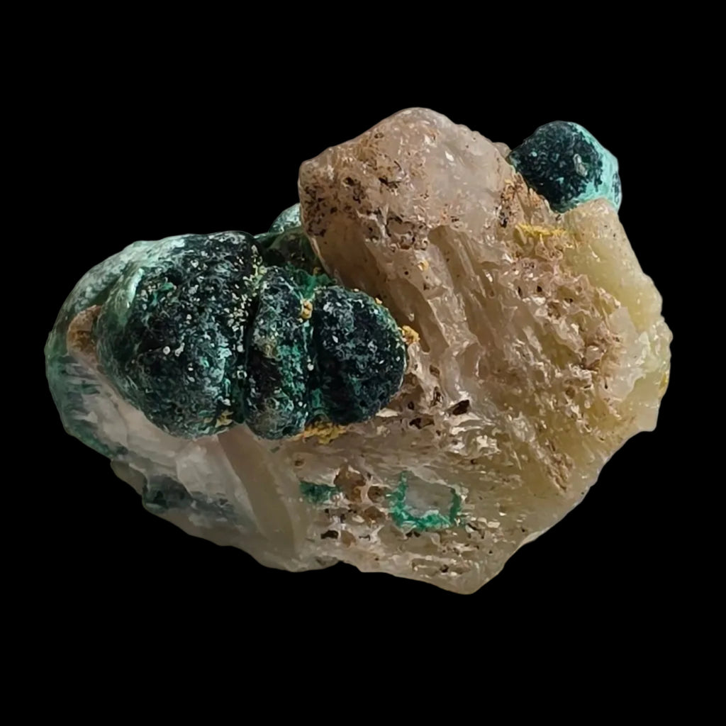 MALACHITE, WULFENITE Rum Jungle, Northern Territory Australia (miniature)