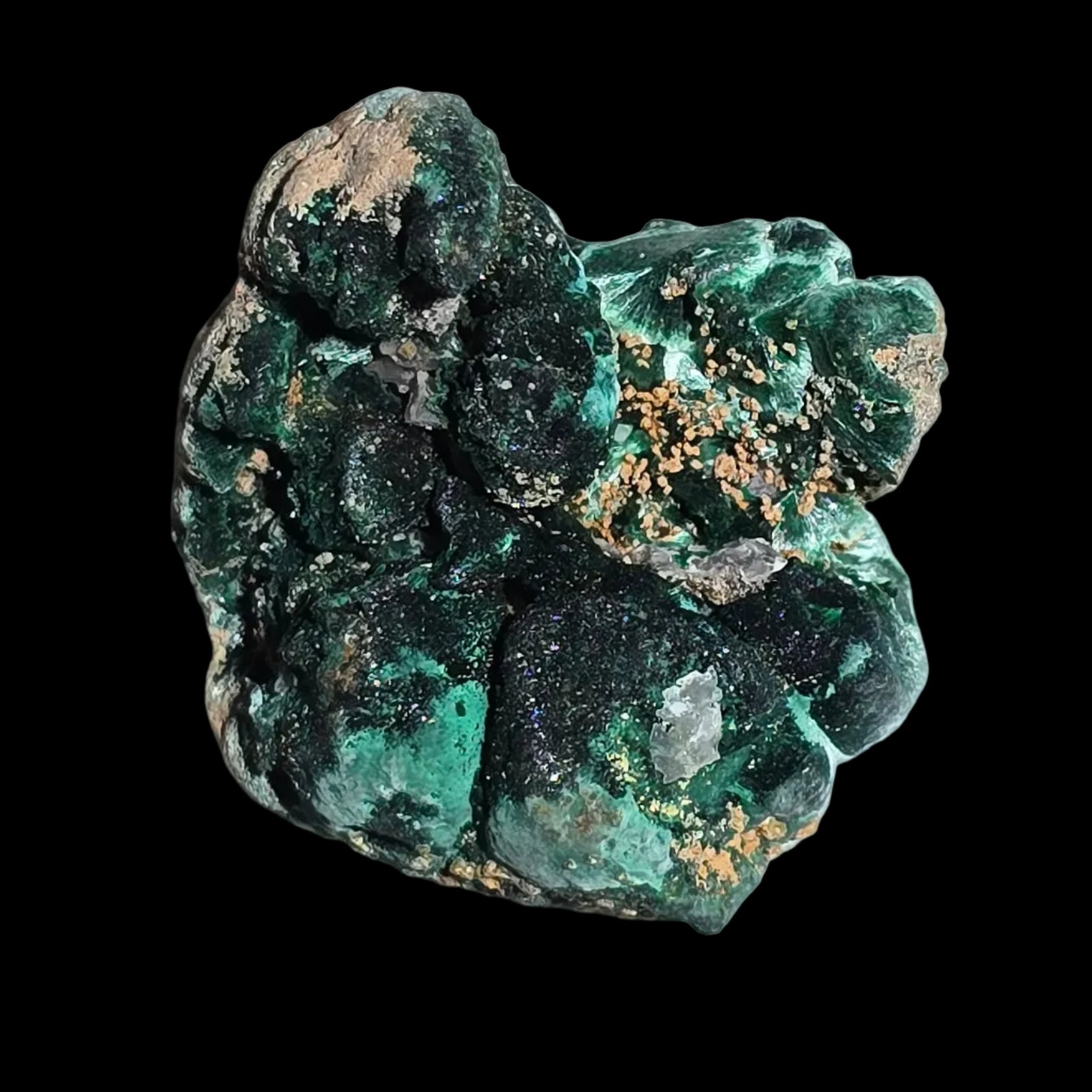 MALACHITE, WULFENITE Rum Jungle, Northern Territory Australia (miniature)